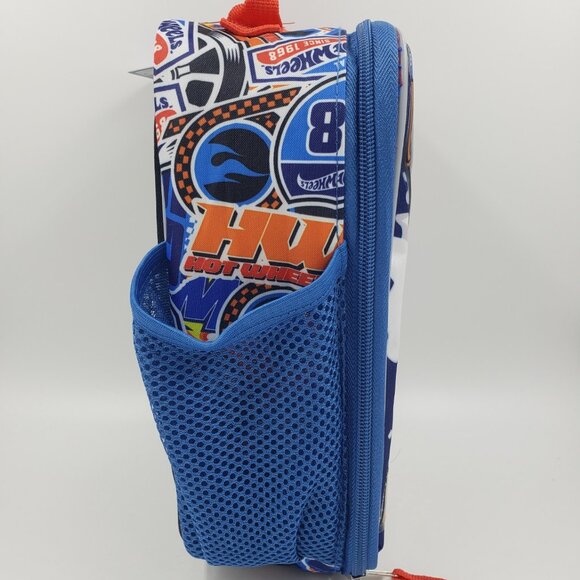 Hot Wheels Kids Insulated and Reusable Lunch Bag with Handle - Picture 3 of 4